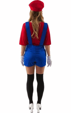 Womens Super Mario Costume 7 Womens Super Mario Costume -Palmer Sales 00017090a02