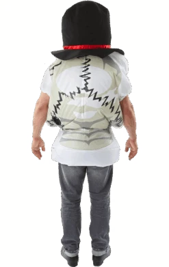 Inflatable Skull Halloween Costume -Palmer Sales 00017290a02