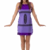 Womens Purple Crayon Costume -Palmer Sales 00018436p