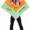 Adult In Jail Monopoly Costume 1 Adult In Jail Monopoly Costume -Palmer Sales 00019445p