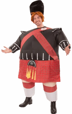 Adult Inflatable Fat B Scot Costume