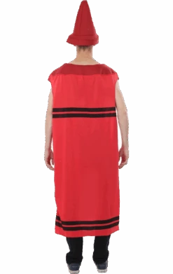 Mens Red Crayon Costume -Palmer Sales 00020363a02