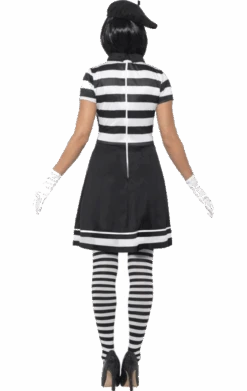 Smiffys Adult Lady Mime Artist Costume -Palmer Sales 00023079a02
