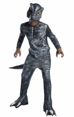 Kids Blue Velociraptor Costume
