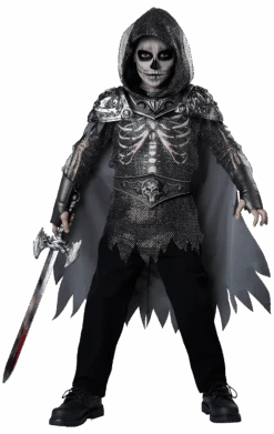 Boys Skull Knight Halloween Costume