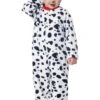 GENERIC Kids Dalmatian Puppy Fleece Jumpsuit Costume -Palmer Sales 00030480p