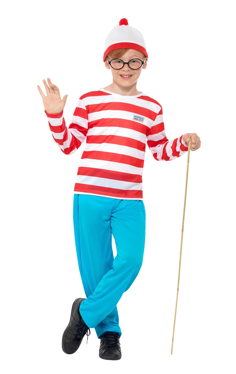 Smiffys Boys Where's Wally Costume 3 Smiffys Boys Where's Wally Costume