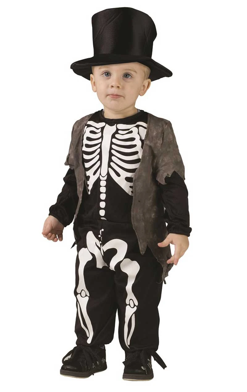 Palmer Boys Happy Skeleton Halloween Costume 3 Palmer Boys Happy Skeleton Halloween Costume