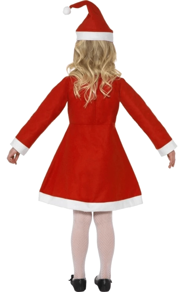 Smiffys Childrens Santa Girl Costume 5 Smiffys Childrens Santa Girl Costume - Image 3