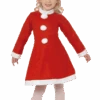 Smiffys Childrens Santa Girl Costume