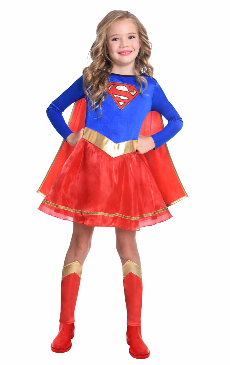 GENERIC Childrens Classic Supergirl Costume 3 GENERIC Childrens Classic Supergirl Costume