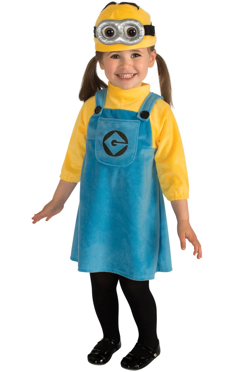 Child Toddler Female Minion Costume 3 Child Toddler Female Minion Costume