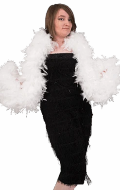 GENERIC Deluxe White Feather Boa