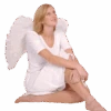 Boland White Angel Wings 65x65cm -Palmer Sales 00040117p