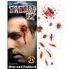 Shot And Stabbed Temporary Tattoos Accessory -Palmer Sales 00040226p