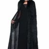 Black Hooded Cloak Accessory -Palmer Sales 00040240p