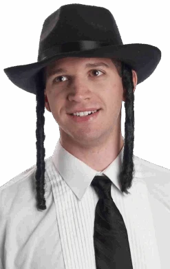 Forum Novelties Rabbi Hat With Payes