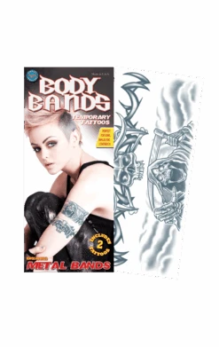 Reaper Body Band Temporary Tattoo