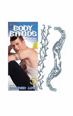 Chained Body Band Temporary Tattoo