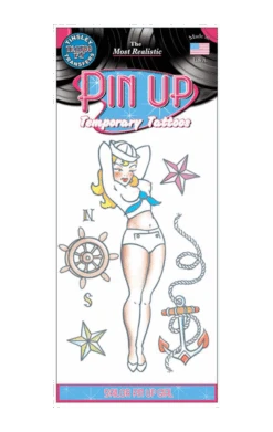 Sailor Pin Up Tattoo Transfer