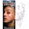 Possessed Trauma Halloween Tattoo -Palmer Sales 00040612p