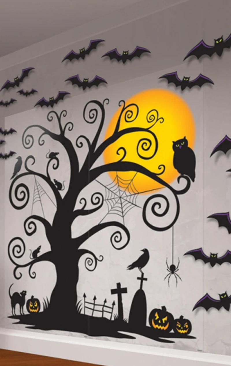 AMSCAN Halloween Wall Scene Kit 3 AMSCAN Halloween Wall Scene Kit