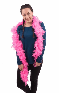 Pink Feather Boa Accessory