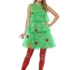 Smiffys Womens Tutu Christmas Tree Costume