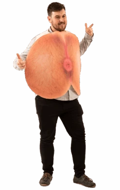 Adult Bum Hole Costume -Palmer Sales 00090387a02