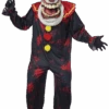 Adult Die Laughing Creepy Clown Costume 1 Adult Die Laughing Creepy Clown Costume -Palmer Sales 00090486p