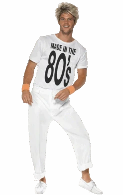 Smiffys Adult Made In The 80s Costume