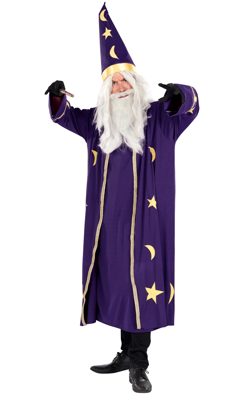 Mens Classic Wizard Costume 3 Mens Classic Wizard Costume