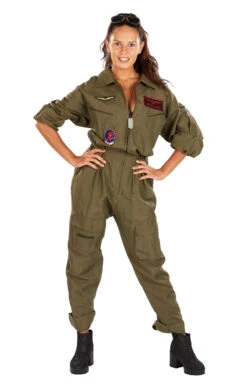 Adult Fighter Pilot Unisex Costume -Palmer Sales 00091247a04