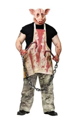 Palmer Mens Butcher Pig Halloween Costume