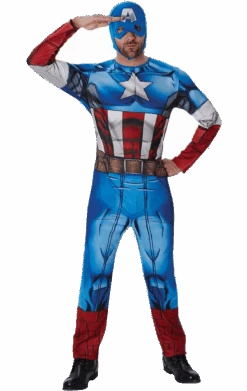 Adult Classic Captain America Costume