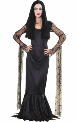 Womens Addams Family Morticia Addams Costume