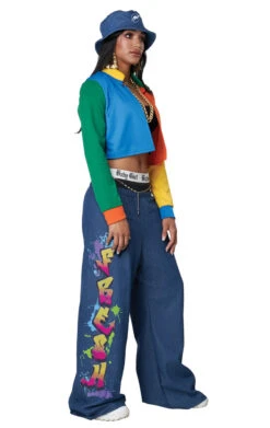 GENERIC Womens 90s Baby Girl Costume -Palmer Sales 00095456a02