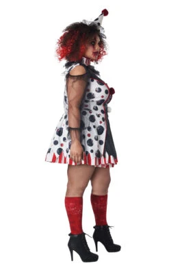 GENERIC Womens Plus Size Twisted Clown Costume -Palmer Sales 00095461a02
