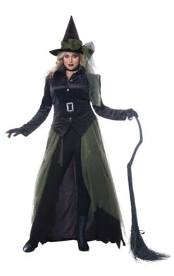 GENERIC Womens Plus Size Gothic Witch Costume