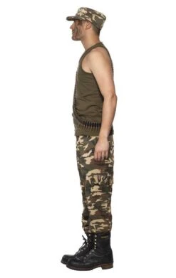 Smiffys Adult Khaki Camo Costume -Palmer Sales 00099758a02