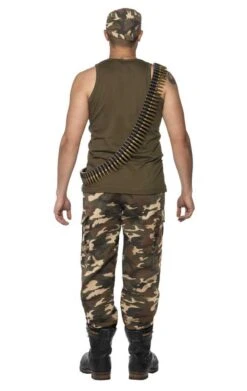 Smiffys Adult Khaki Camo Costume -Palmer Sales 00099758a03