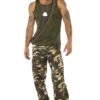 Smiffys Adult Khaki Camo Costume -Palmer Sales 00099758p