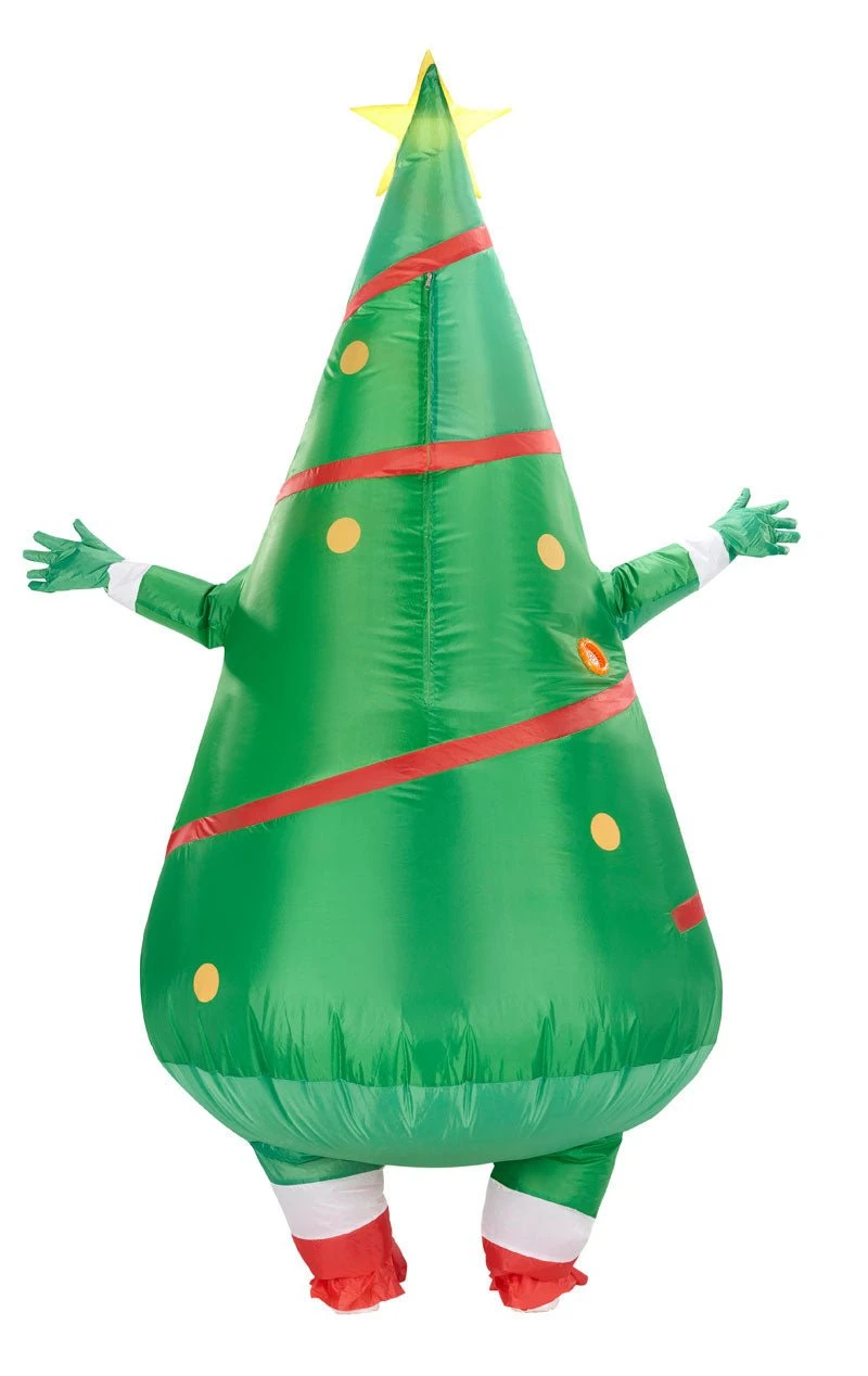 GENERIC Adult Inflatable Christmas Tree Costume 4 GENERIC Adult Inflatable Christmas Tree Costume - Image 2