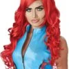 GENERIC Adult Pop Art Red Superhero Wig -Palmer Sales adult pop art red superhero wig 309597
