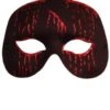 GENERIC Black And Red Blood Masquerade Facepiece -Palmer Sales black and red blood masquerade facepiece 373322