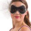 GENERIC Black And Silver Masquerade Facepiece 2 GENERIC Black And Silver Masquerade Facepiece -Palmer Sales black and silver masquerade facepiece 700362