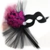 GENERIC Black & Fuchsia Masquerade Facepiece -Palmer Sales black fuchsia masquerade facepiece 704957