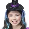 GENERIC Sizes: S (4-6y) , M (7-9y), L (10-12y) -Palmer Sales glitter witch headband with hair 294900