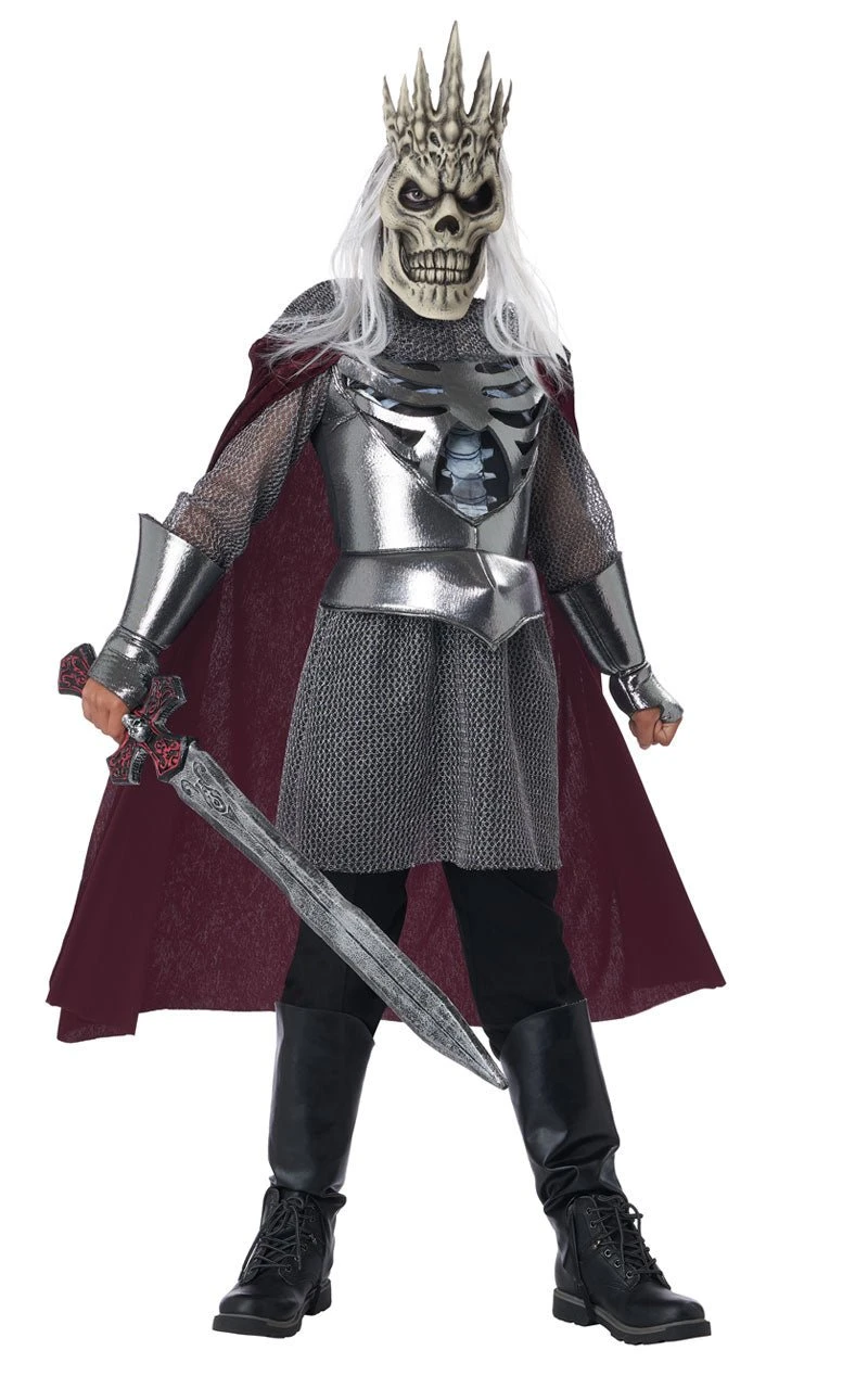 GENERIC Kids Fearsome Skeleton King Costume 4 GENERIC Kids Fearsome Skeleton King Costume - Image 2