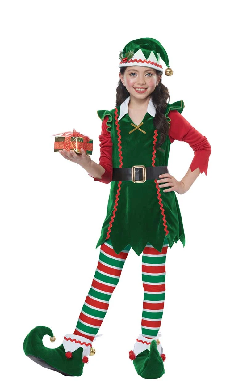 GENERIC Kids Festive Elf Costume 3 GENERIC Kids Festive Elf Costume